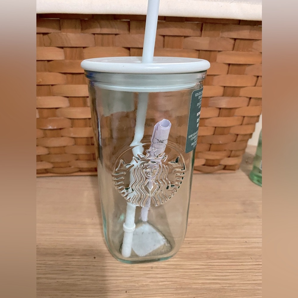 Starbucks 100% Recycle Glass Tumbler